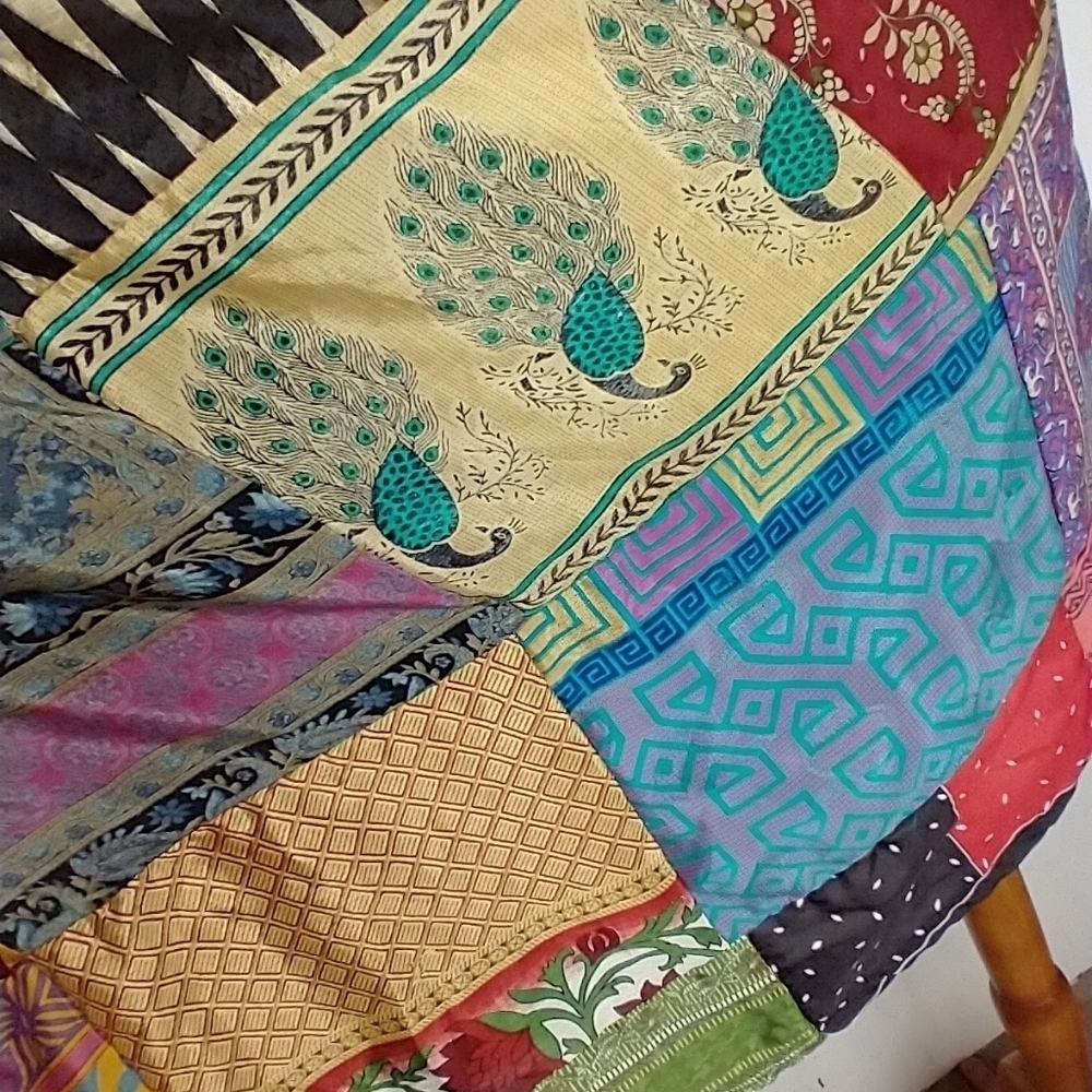 Patchwork Rayon Dress - image 3